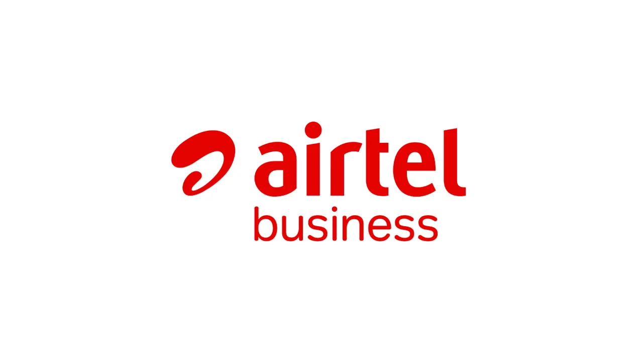 A bundle of cables feeding one socket, as halftone cutouts, for the Airtel IQ Gateway launch