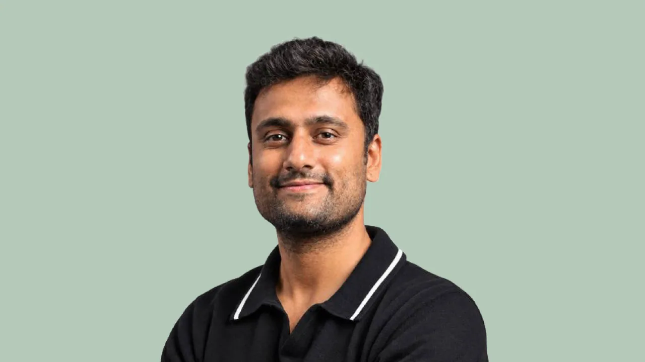 A running shoe and a coach's whistle, as halftone cutouts, for Deven Deshpande becoming PUMA India's sports marketing lead