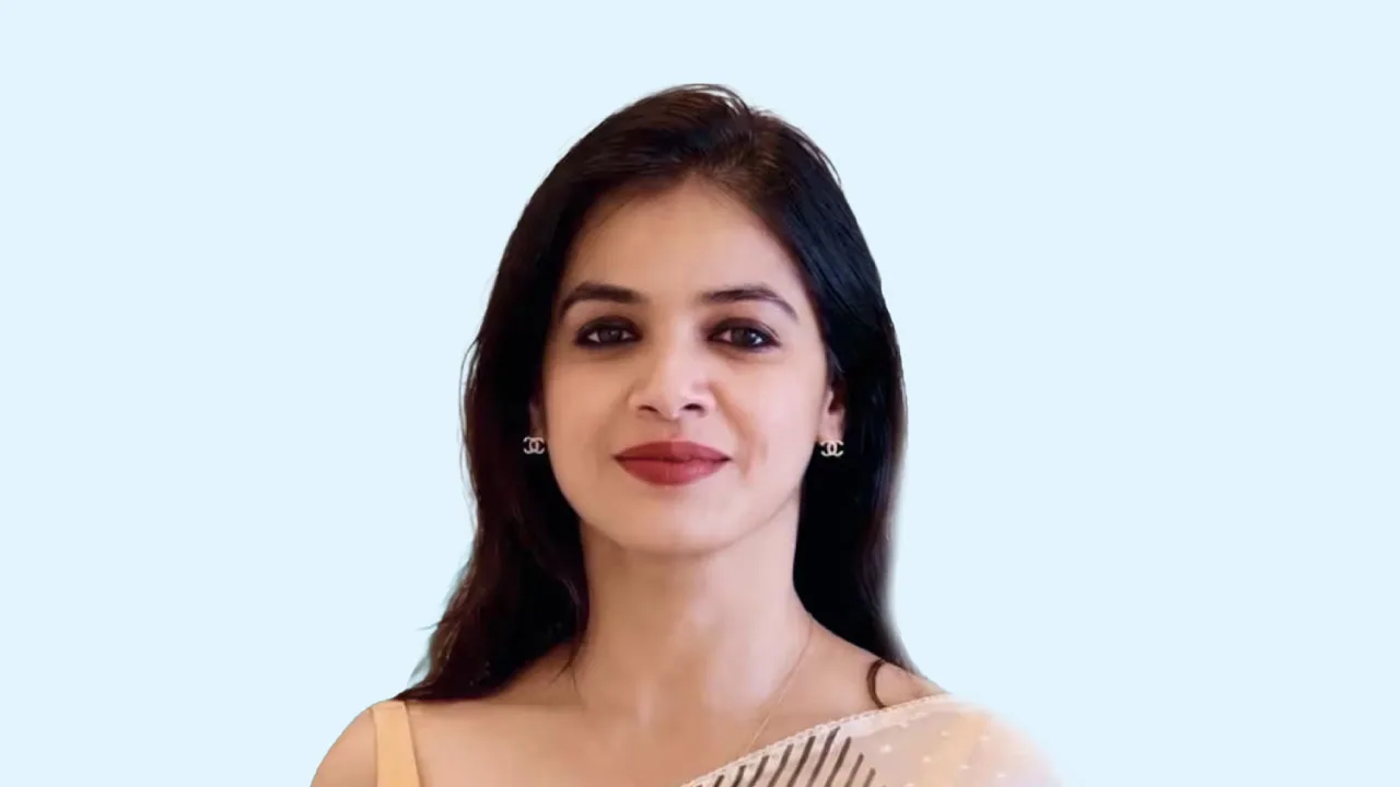 Garima Mishra on the HP Telecom India announcement card naming her chief executive officer from 21 October