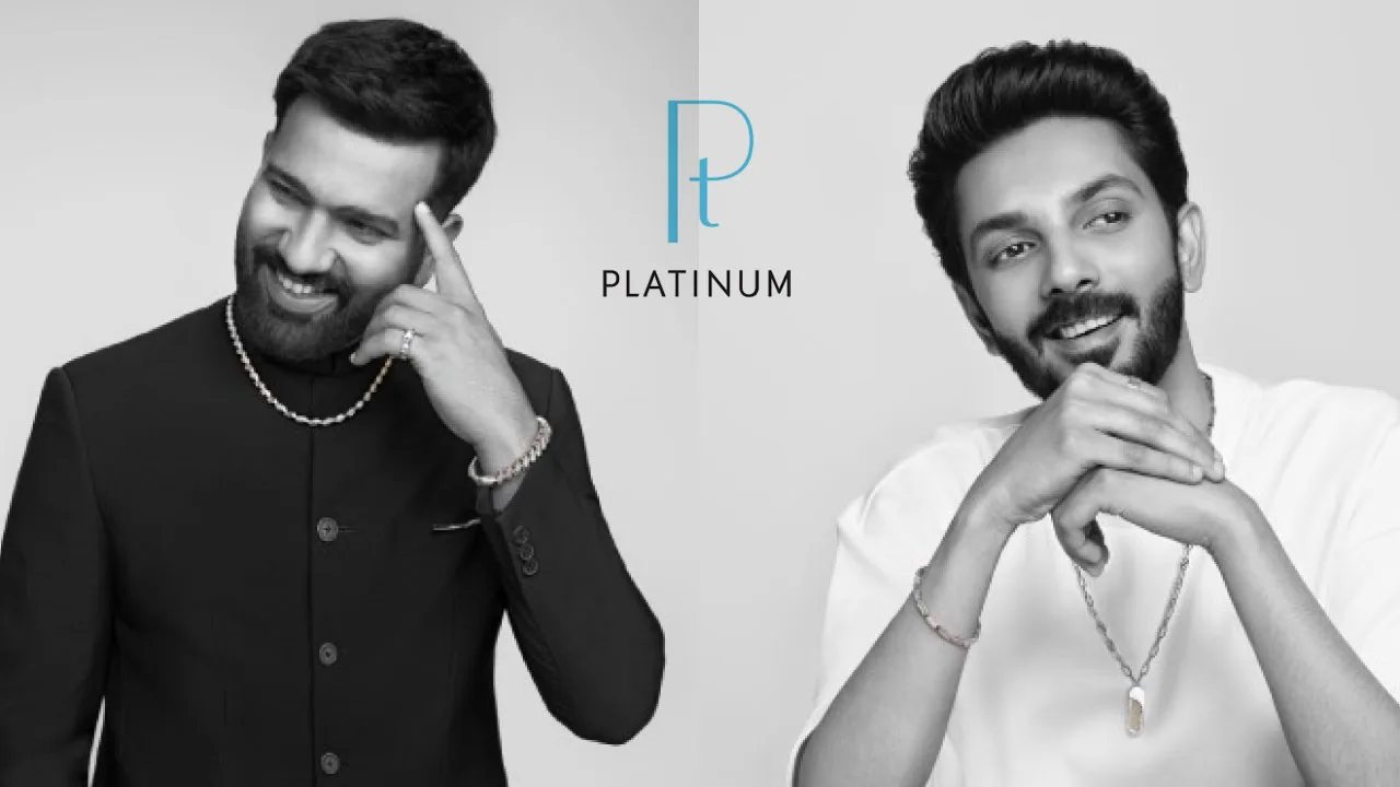 Rohit Sharma and Anirudh Ravichander in the Men of Platinum campaign built on the idea that enduring success is forged through character