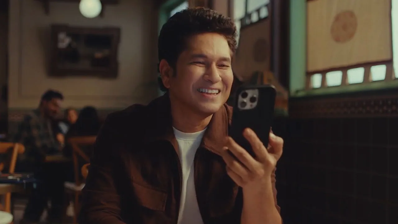 Sachin Tendulkar laughing in OpenAI's ChatGPT India teaser film
