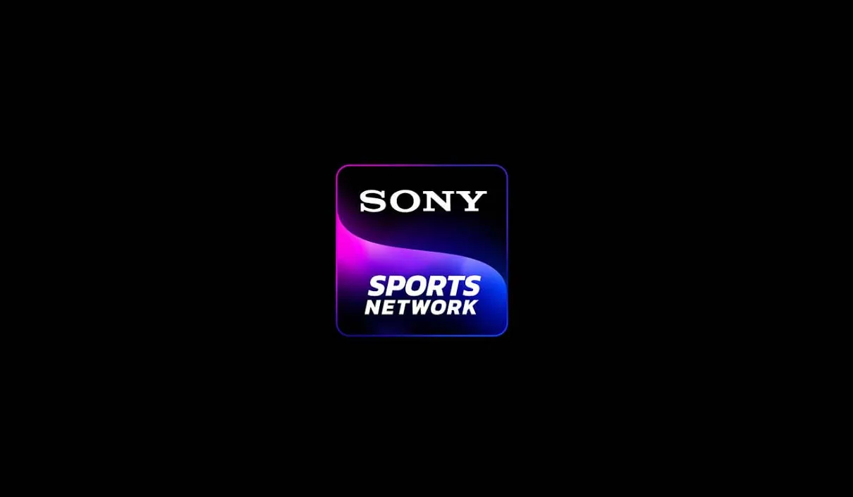 The Sony Sports Network logo on a black background