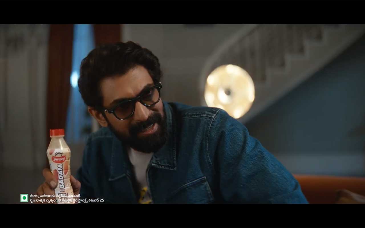 Godrej Jersey Badam Milk Signs Rana Daggubati as Brand Ambassador