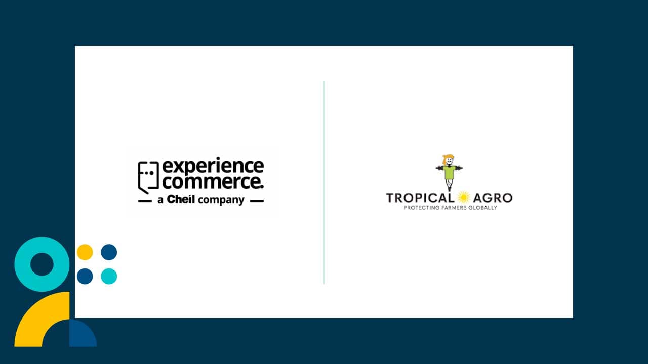 The Experience Commerce and Tropical Agro logos, marking the digital mandate win