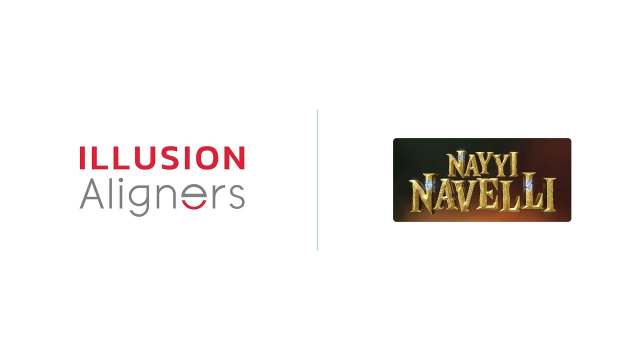 Yami Gautam in the Nayyi Navelli association film beside the Illusion Aligners case, in the brand campaign creative