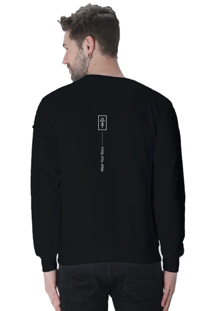 I Am Center Aligned Unisex Sweatshirt – Premium Comfort for Balanced Creatives - Ad Tribe