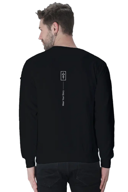 I Am Center Aligned Unisex Sweatshirt – Premium Comfort for Balanced Creatives - Ad Tribe