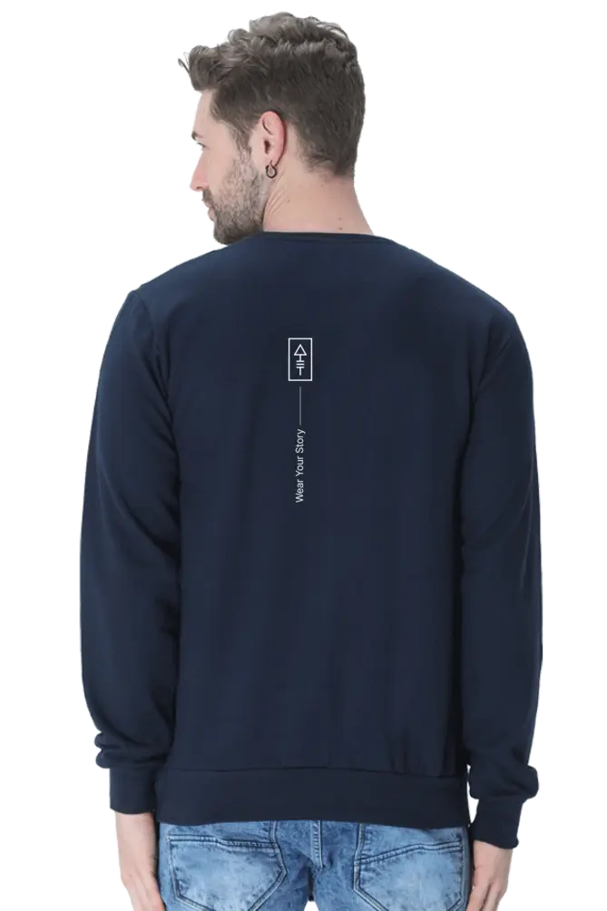 I Am Center Aligned Unisex Sweatshirt – Premium Comfort for Balanced Creatives - Ad Tribe