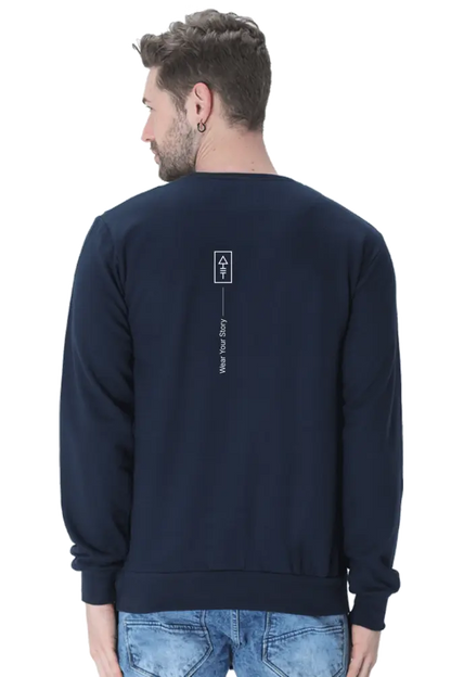 I Am Center Aligned Unisex Sweatshirt – Premium Comfort for Balanced Creatives - Ad Tribe