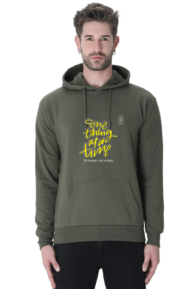 One Thing at a Time – Unisex Hoodie for the Realists