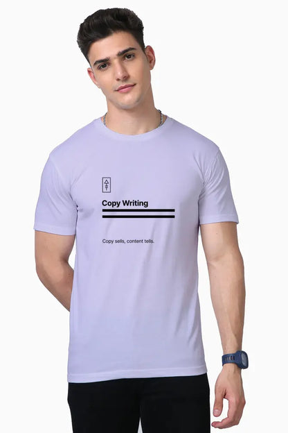 Copy Writing - Copy Sells, Content Tells – Premium T-Shirt for Copywriters - Ad Tribe