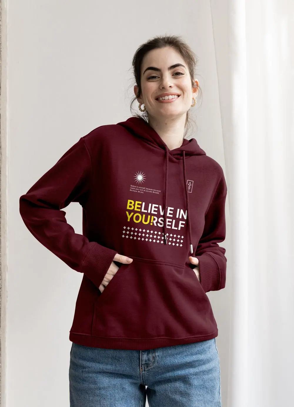 Believe in Yourself – Premium Unisex Hoodie for the Bold and Brave - Ad Tribe